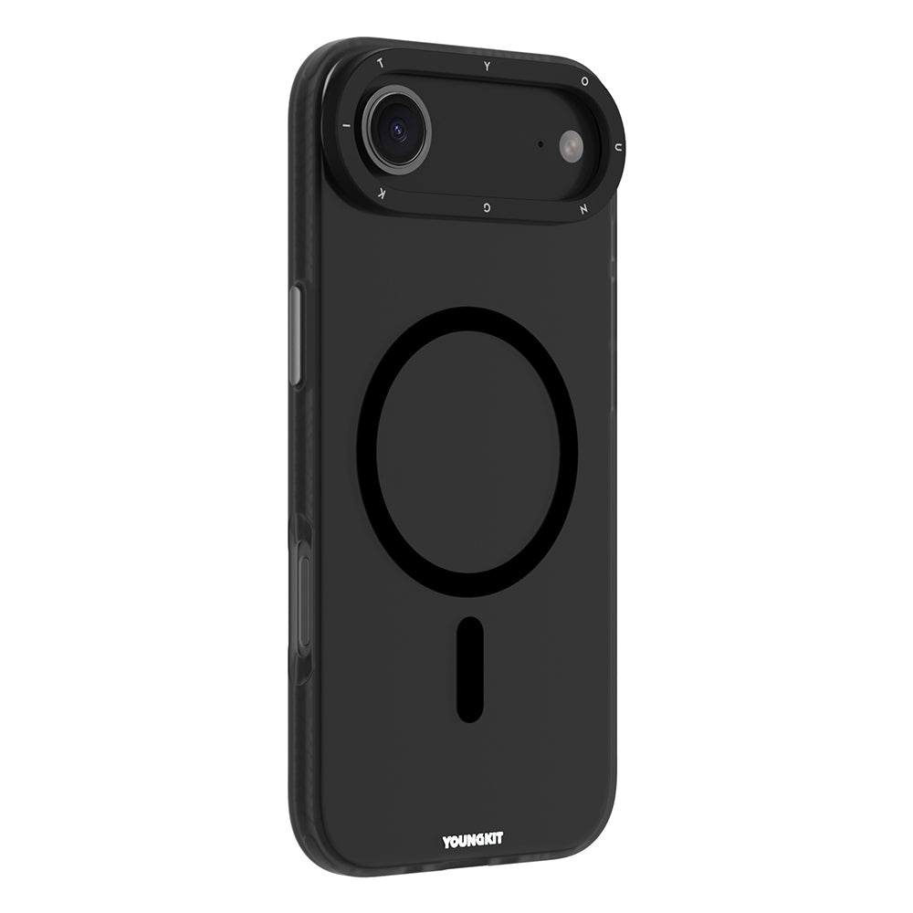 iPhone 17 Air Kılıf M-safe Şarj Özellikli Youngkit Hidden Sand Serisi Kapak
