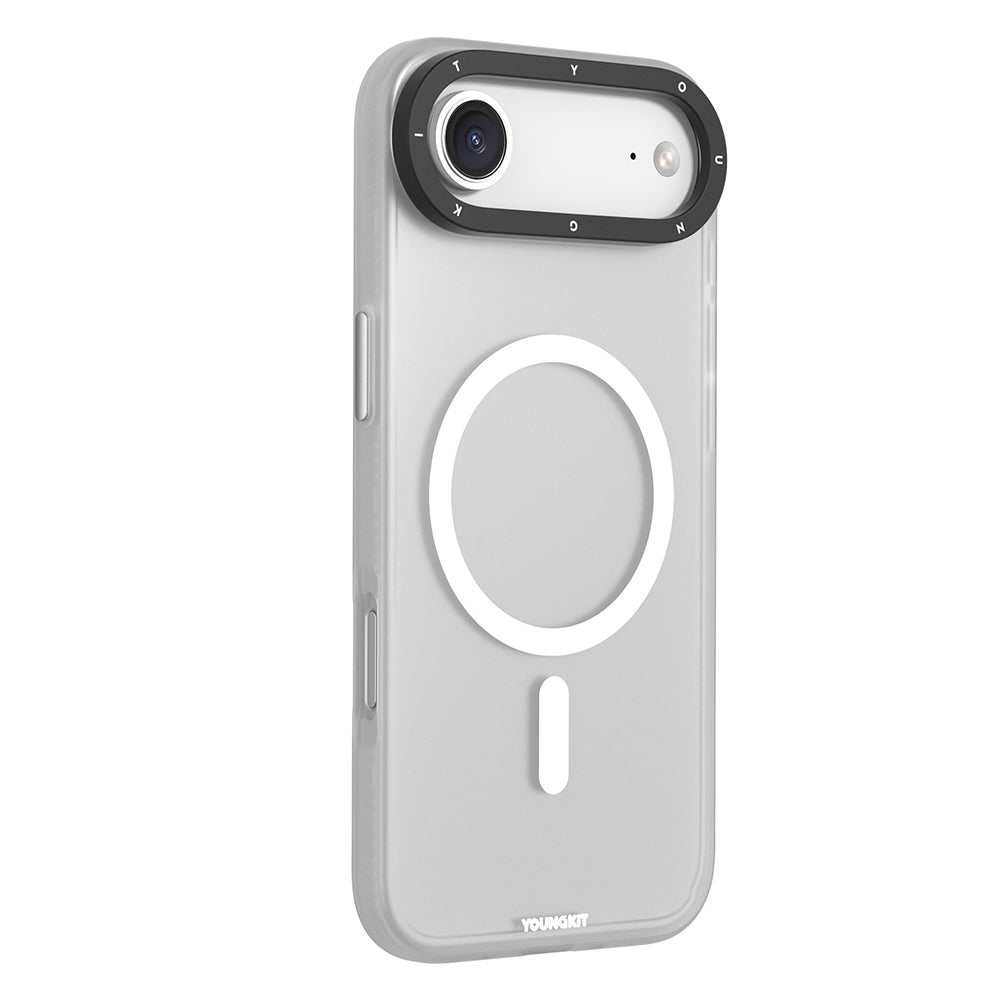 iPhone 17 Air Kılıf M-safe Şarj Özellikli Youngkit Hidden Sand Serisi Kapak