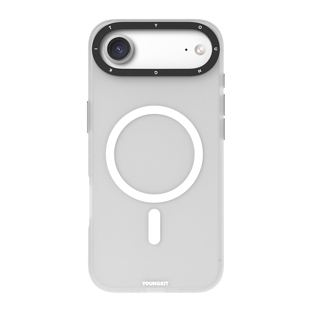 iPhone 17 Air Kılıf M-safe Şarj Özellikli Youngkit Hidden Sand Serisi Kapak