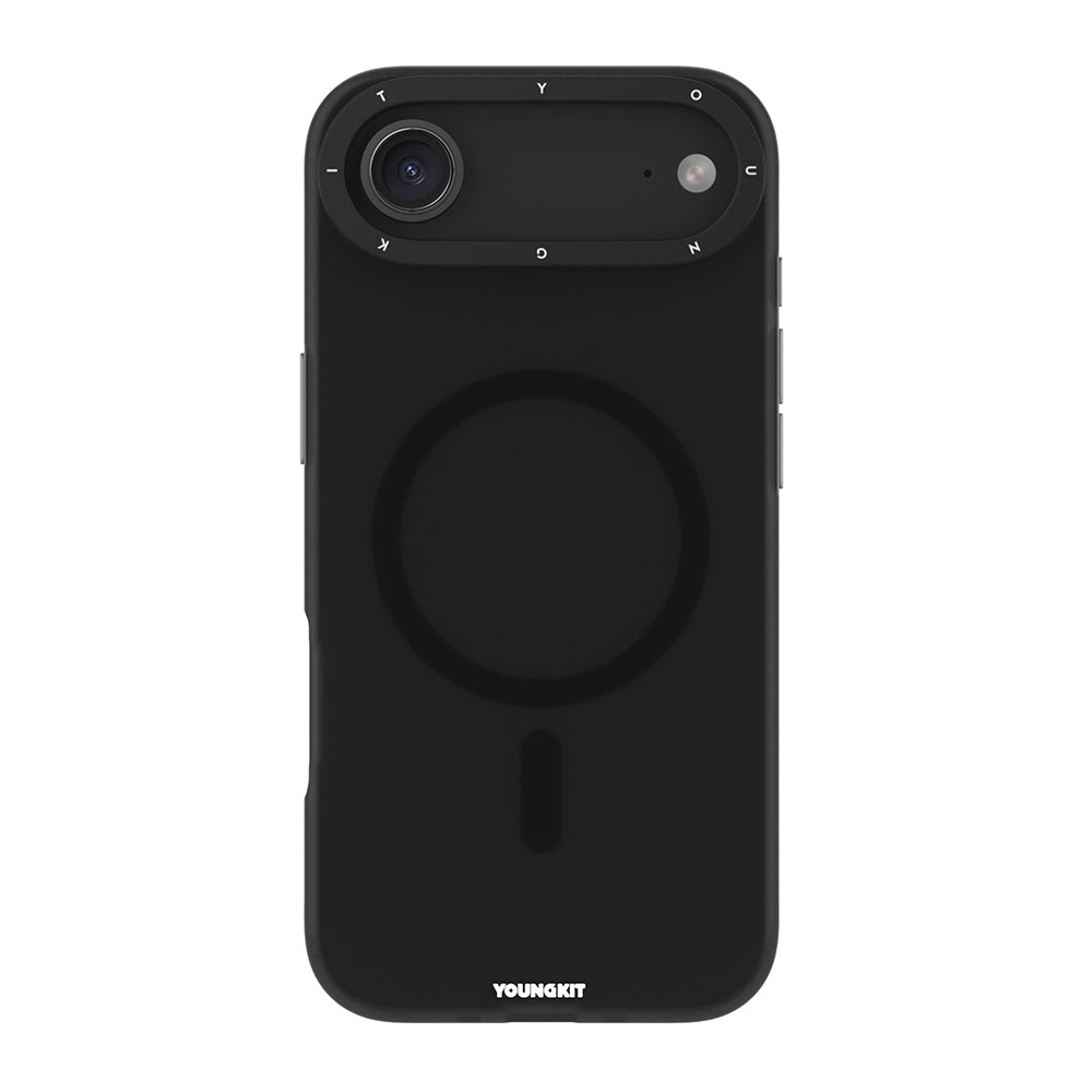 iPhone 17 Air Kılıf M-safe Şarj Özellikli Youngkit Hidden Sand Serisi Kapak