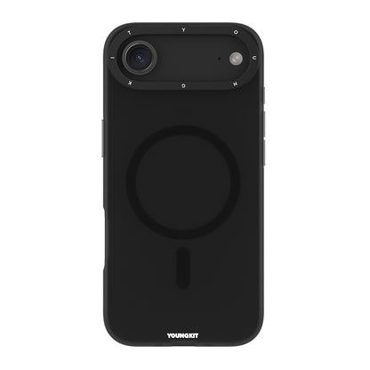 iPhone 17 Air Kılıf M-safe Şarj Özellikli Youngkit Hidden Sand Serisi Kapak