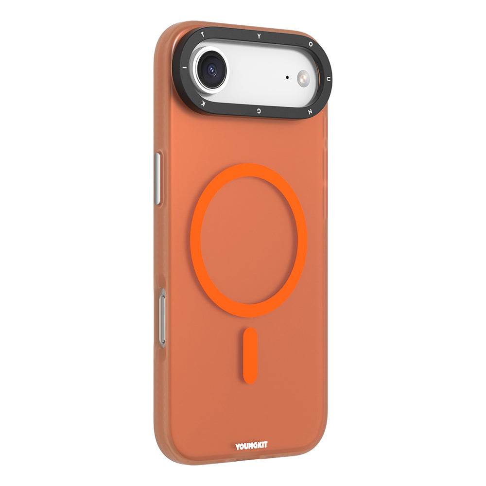 iPhone 17 Air Kılıf M-safe Şarj Özellikli Youngkit Hidden Sand Serisi Kapak