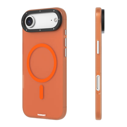 iPhone 17 Air Kılıf M-safe Şarj Özellikli Youngkit Hidden Sand Serisi Kapak