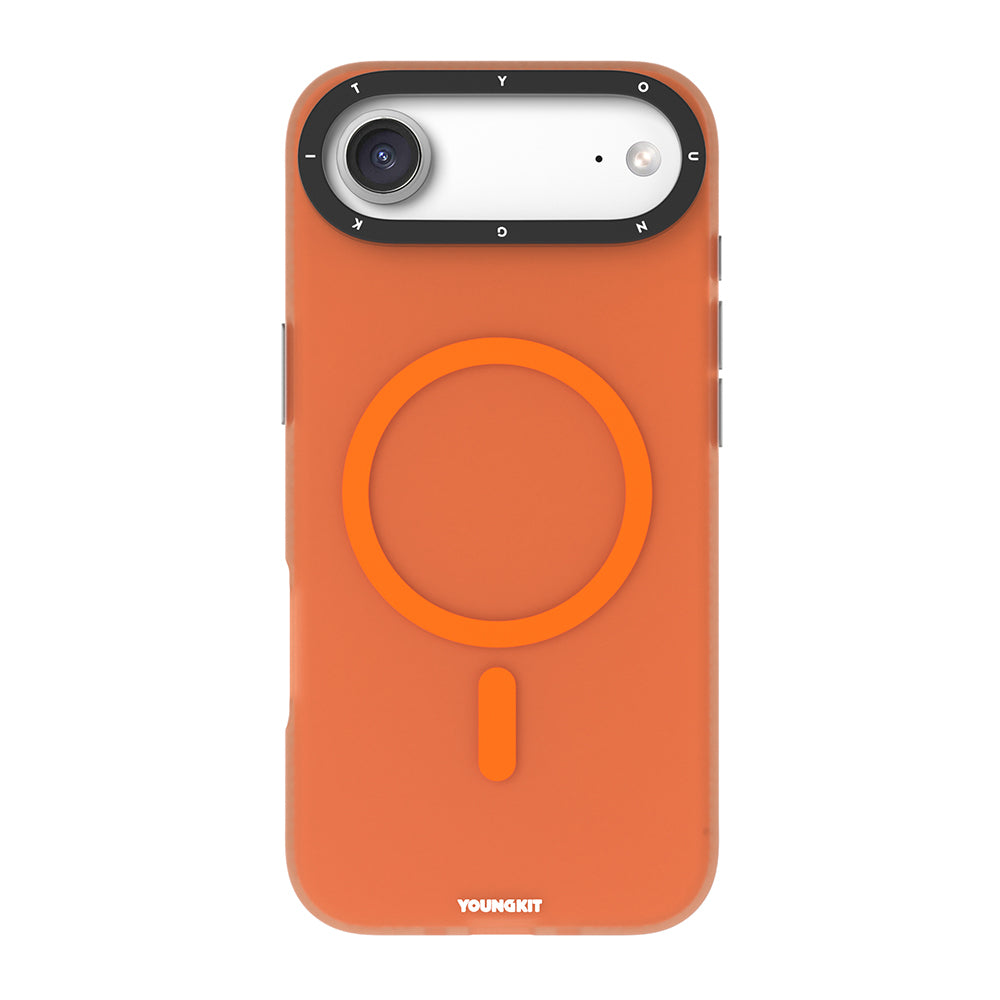 iPhone 17 Air Kılıf M-safe Şarj Özellikli Youngkit Hidden Sand Serisi Kapak