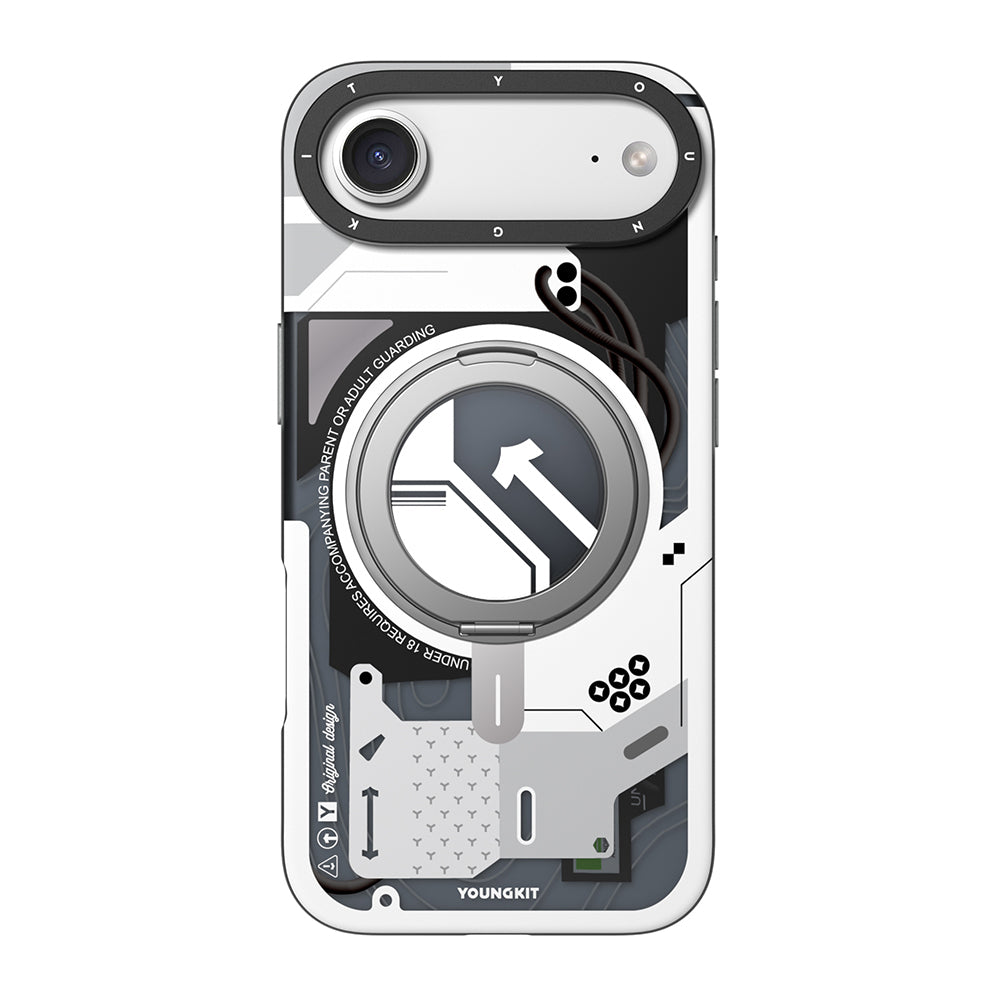 iPhone 17 Air Kılıf M-safe Şarj Özellikli Youngkit Starship Serisi Kapak