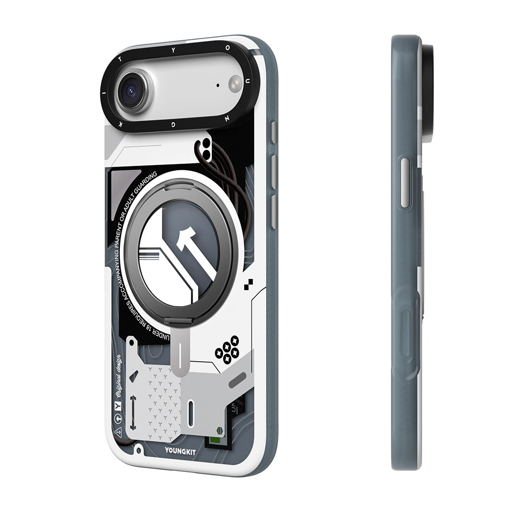 iPhone 17 Air Kılıf M-safe Şarj Özellikli Youngkit Starship Serisi Kapak