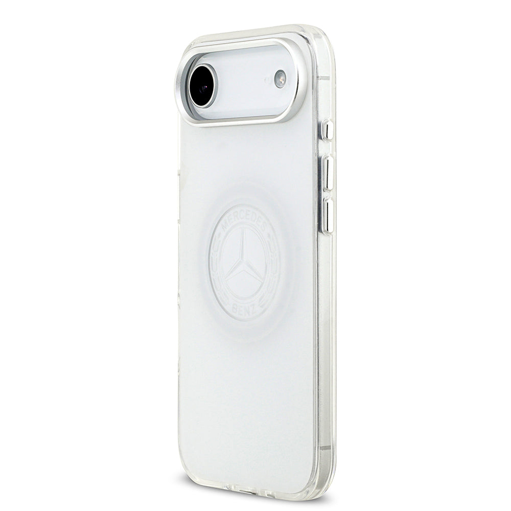 iPhone 17 Air Kılıf Mercedes Benz Orjinal Lisanslı M-safe Şarj Özellikli Buzlu PC Nostaljik Yıldız Dizayn Kapak