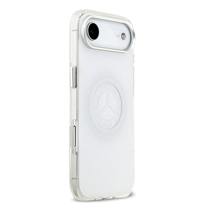 iPhone 17 Air Kılıf Mercedes Benz Orjinal Lisanslı M-safe Şarj Özellikli Buzlu PC Nostaljik Yıldız Dizayn Kapak
