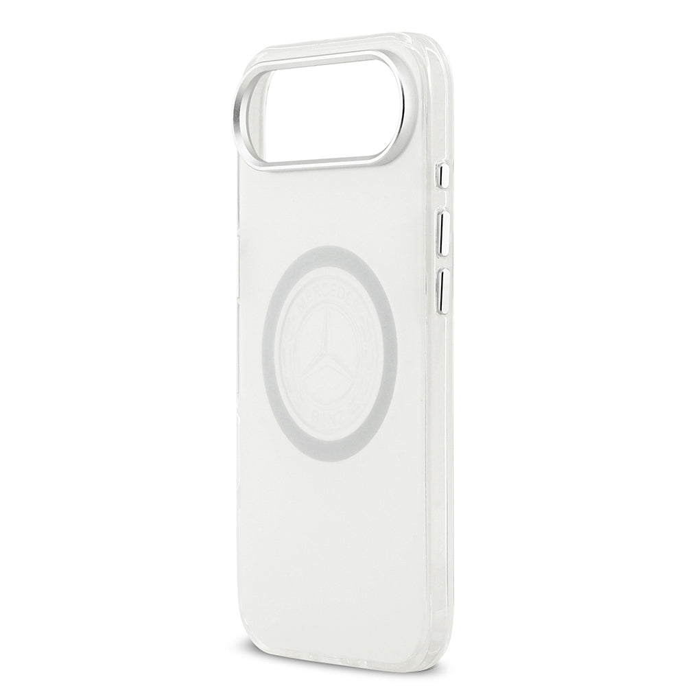 iPhone 17 Air Kılıf Mercedes Benz Orjinal Lisanslı M-safe Şarj Özellikli Buzlu PC Nostaljik Yıldız Dizayn Kapak