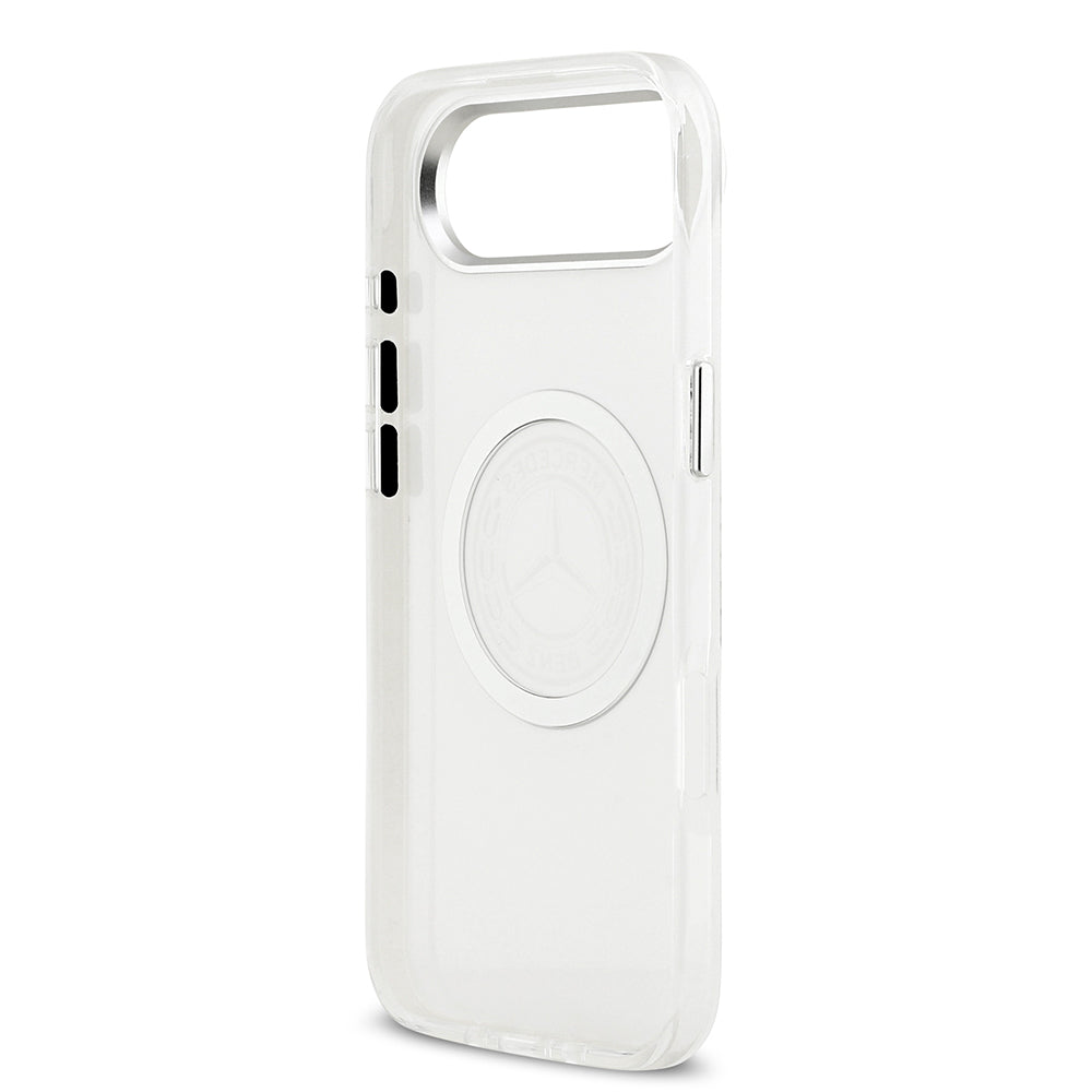 iPhone 17 Air Kılıf Mercedes Benz Orjinal Lisanslı M-safe Şarj Özellikli Buzlu PC Nostaljik Yıldız Dizayn Kapak