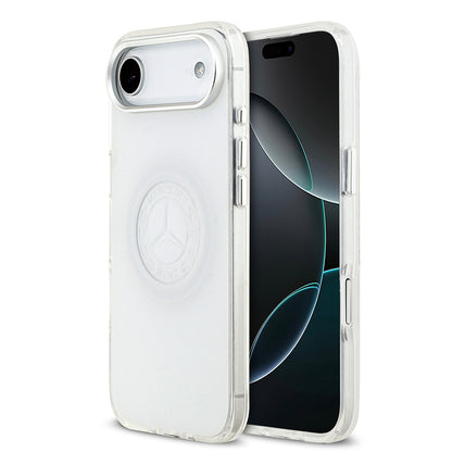 iPhone 17 Air Kılıf Mercedes Benz Orjinal Lisanslı M-safe Şarj Özellikli Buzlu PC Nostaljik Yıldız Dizayn Kapak