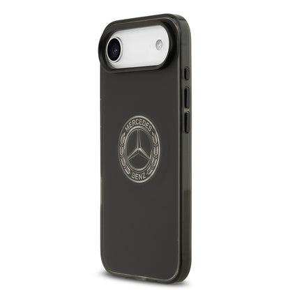 iPhone 17 Air Kılıf Mercedes Benz Orjinal Lisanslı M-safe Şarj Özellikli Buzlu PC Nostaljik Yıldız Dizayn Kapak