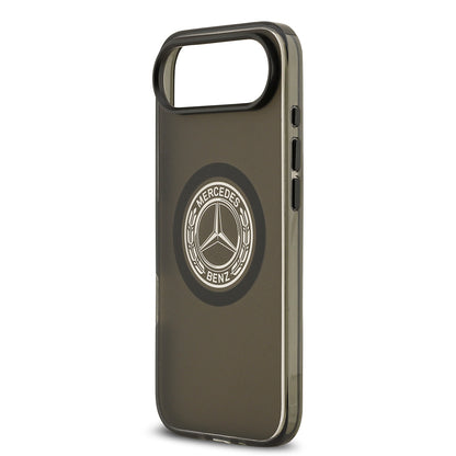 iPhone 17 Air Kılıf Mercedes Benz Orjinal Lisanslı M-safe Şarj Özellikli Buzlu PC Nostaljik Yıldız Dizayn Kapak
