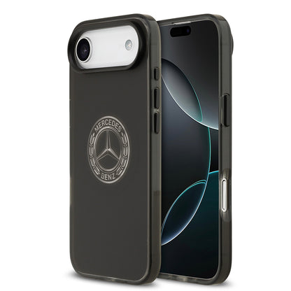 iPhone 17 Air Kılıf Mercedes Benz Orjinal Lisanslı M-safe Şarj Özellikli Buzlu PC Nostaljik Yıldız Dizayn Kapak