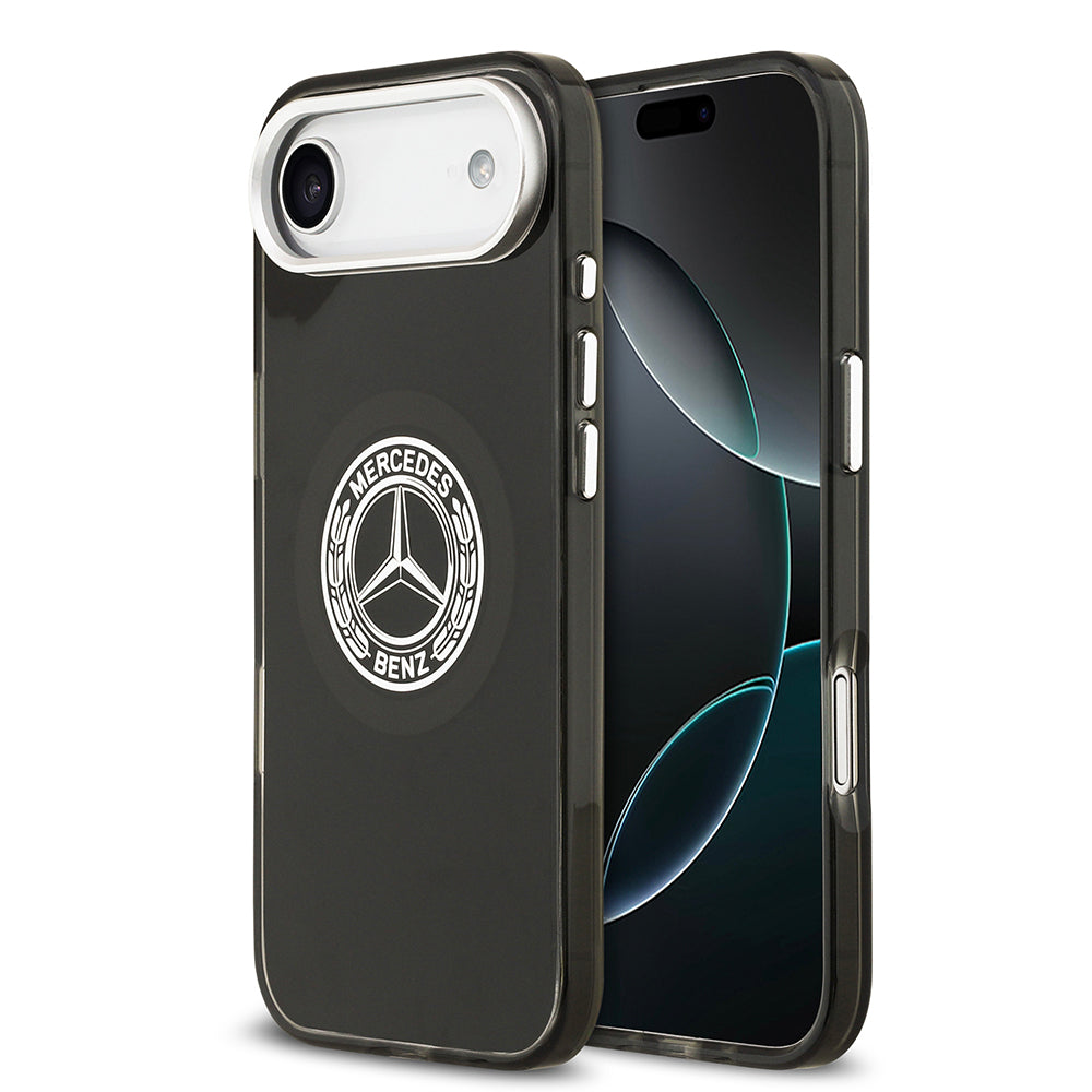 iPhone 17 Air Kılıf Mercedes Benz Orjinal Lisanslı M-safe Şarj Özellikli Çift Katmanlı PC Nostaljik Yıldız Dizayn Kapak