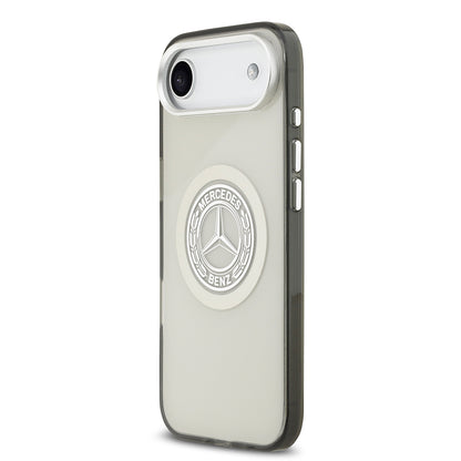 iPhone 17 Air Kılıf Mercedes Benz Orjinal Lisanslı M-safe Şarj Özellikli Çift Katmanlı PC Nostaljik Yıldız Dizayn Kapak