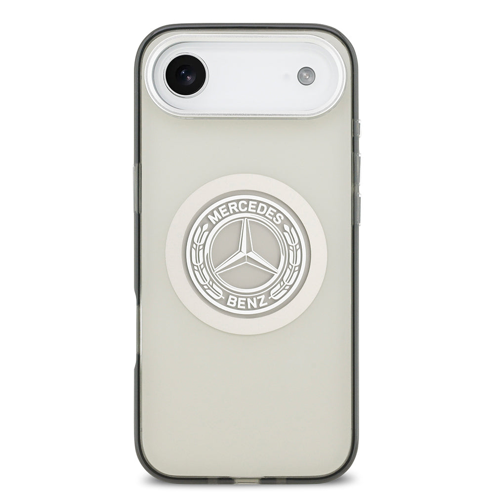 iPhone 17 Air Kılıf Mercedes Benz Orjinal Lisanslı M-safe Şarj Özellikli Çift Katmanlı PC Nostaljik Yıldız Dizayn Kapak
