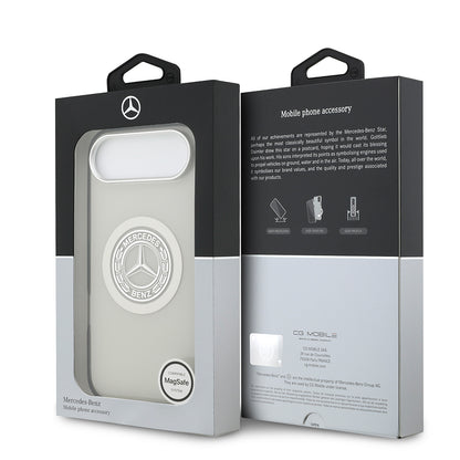 iPhone 17 Air Kılıf Mercedes Benz Orjinal Lisanslı M-safe Şarj Özellikli Çift Katmanlı PC Nostaljik Yıldız Dizayn Kapak