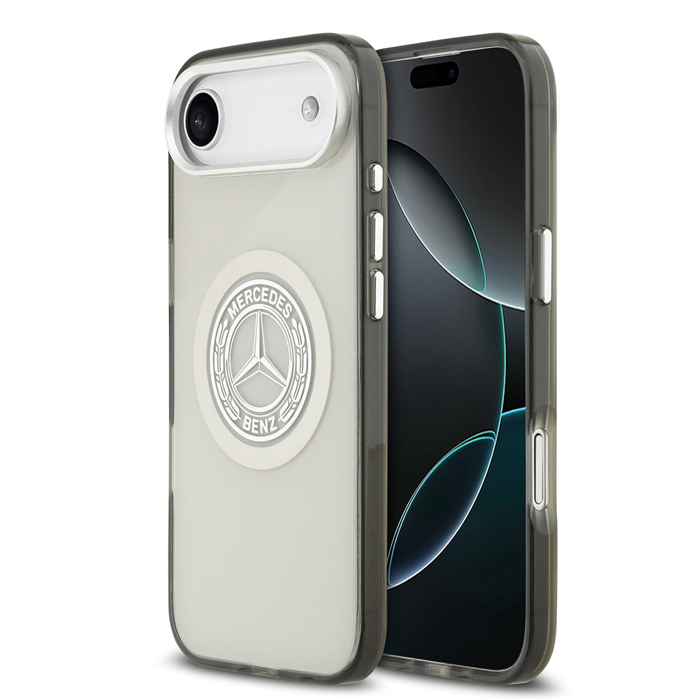 iPhone 17 Air Kılıf Mercedes Benz Orjinal Lisanslı M-safe Şarj Özellikli Çift Katmanlı PC Nostaljik Yıldız Dizayn Kapak