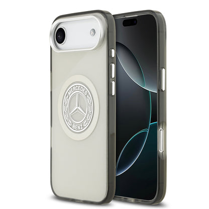 iPhone 17 Air Kılıf Mercedes Benz Orjinal Lisanslı M-safe Şarj Özellikli Çift Katmanlı PC Nostaljik Yıldız Dizayn Kapak