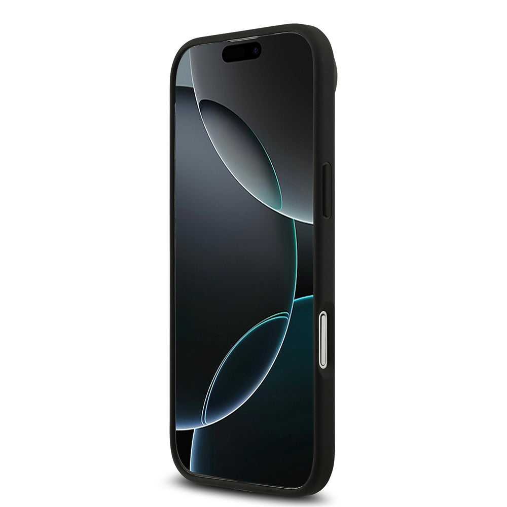 iPhone 17 Air Kılıf Mercedes Benz Orjinal Lisanslı M-safe Şarj Özellikli Dokulu Desenli Deri Kapak