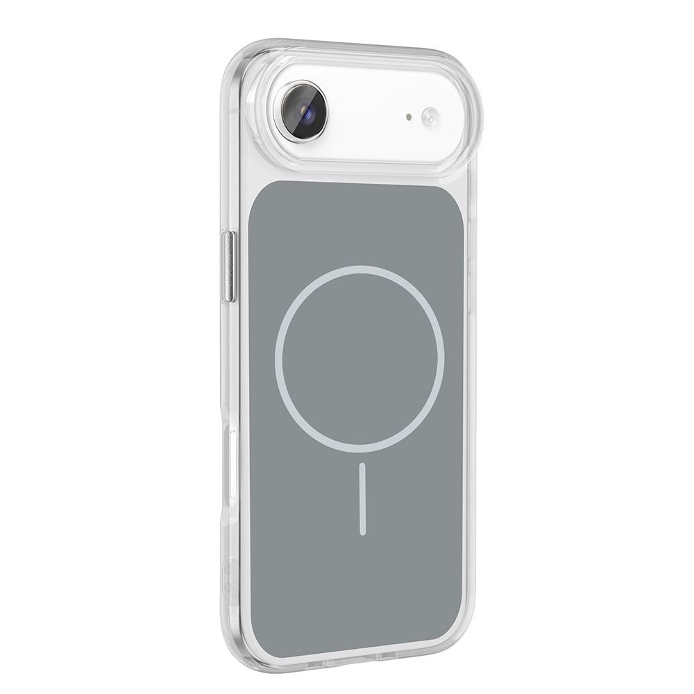 Apple iPhone 17 Air Kılıf Metal Buton Tasarımlı Zore İkonik Sert Silikon Kapak