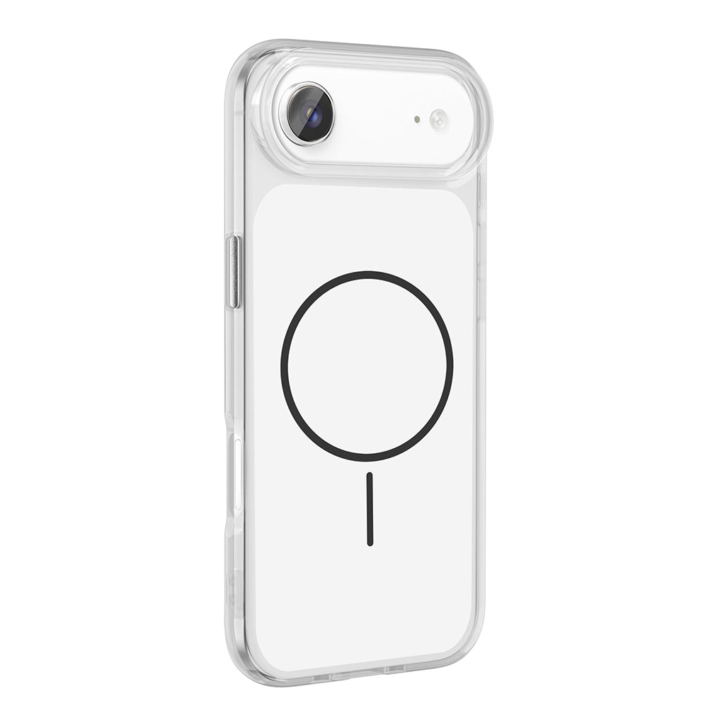 Apple iPhone 17 Air Kılıf Metal Buton Tasarımlı Zore İkonik Sert Silikon Kapak