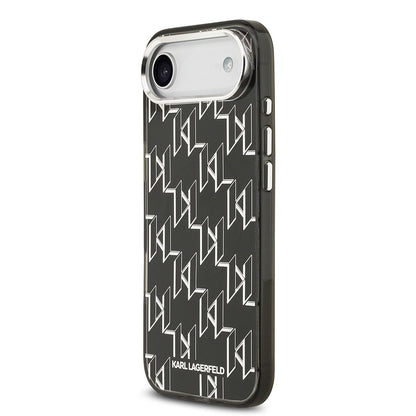 iPhone 17 Air Kılıf Orjinal Lisanslı M-safe Şarj Özellikli Karl Lagerfeld IML Baskılı Monogram Dizayn Kapak
