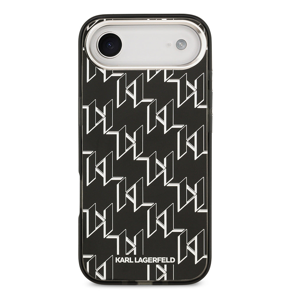 iPhone 17 Air Kılıf Orjinal Lisanslı M-safe Şarj Özellikli Karl Lagerfeld IML Baskılı Monogram Dizayn Kapak