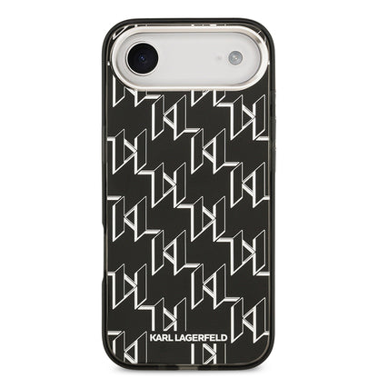 iPhone 17 Air Kılıf Orjinal Lisanslı M-safe Şarj Özellikli Karl Lagerfeld IML Baskılı Monogram Dizayn Kapak