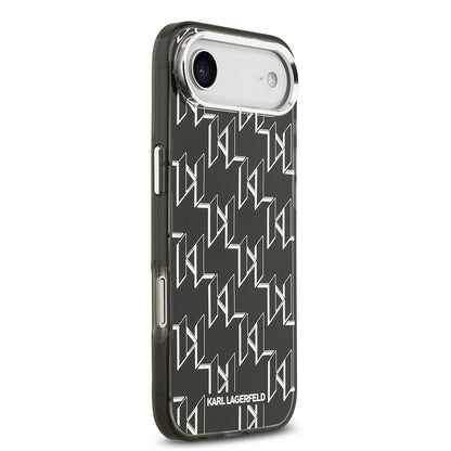 iPhone 17 Air Kılıf Orjinal Lisanslı M-safe Şarj Özellikli Karl Lagerfeld IML Baskılı Monogram Dizayn Kapak