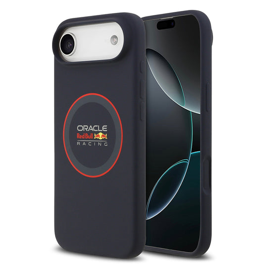 iPhone 17 Air Kılıf Redbull Orjinal Lisanslı M-safe Şarj Özellikli Kırmızı Halka ve Logo Silikon Kapak