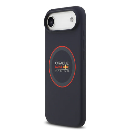 iPhone 17 Air Kılıf Redbull Orjinal Lisanslı M-safe Şarj Özellikli Kırmızı Halka ve Logo Silikon Kapak
