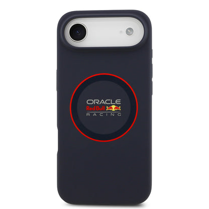 iPhone 17 Air Kılıf Redbull Orjinal Lisanslı M-safe Şarj Özellikli Kırmızı Halka ve Logo Silikon Kapak