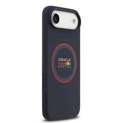 iPhone 17 Air Kılıf Redbull Orjinal Lisanslı M-safe Şarj Özellikli Kırmızı Halka ve Logo Silikon Kapak