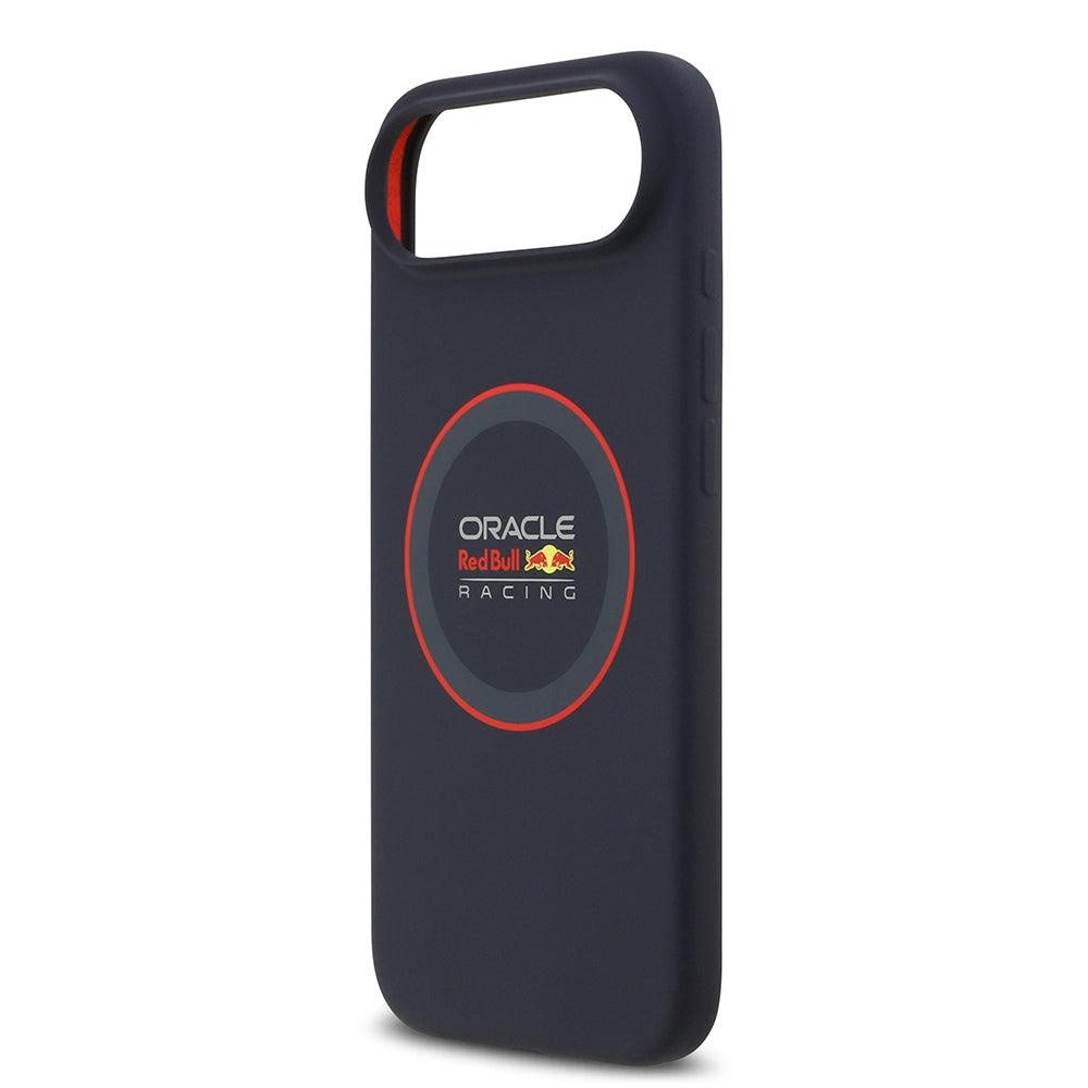 iPhone 17 Air Kılıf Redbull Orjinal Lisanslı M-safe Şarj Özellikli Kırmızı Halka ve Logo Silikon Kapak