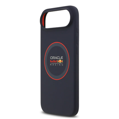 iPhone 17 Air Kılıf Redbull Orjinal Lisanslı M-safe Şarj Özellikli Kırmızı Halka ve Logo Silikon Kapak
