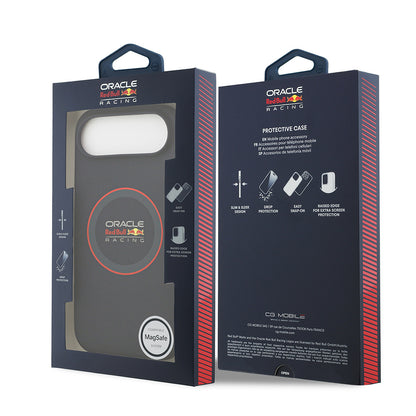 iPhone 17 Air Kılıf Redbull Orjinal Lisanslı M-safe Şarj Özellikli Kırmızı Halka ve Logo Silikon Kapak