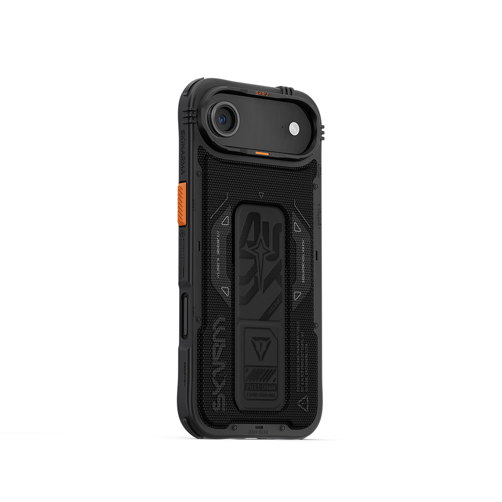 iPhone 17 Air Kılıf SkinArma M-safe Şarj Özellikli Airbag Tasarımlı Standlı Phantom Kapak