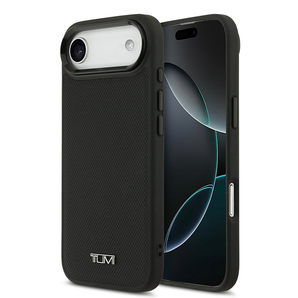iPhone 17 Air Kılıf TUMI M-safe Şarj Özellikli Deri Noktalı Dizayn Kapak