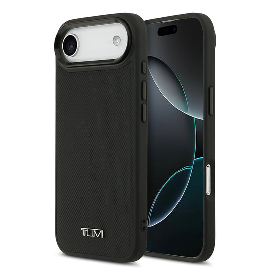 iPhone 17 Air Kılıf TUMI M-safe Şarj Özellikli Deri Noktalı Dizayn Kapak