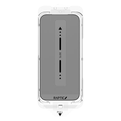 iPhone 17 Air Raptic Air Glass 2.5D Privacy Hayalet Ekran Koruyucu 2 Adet + Kolay Uygulama Aparatlı