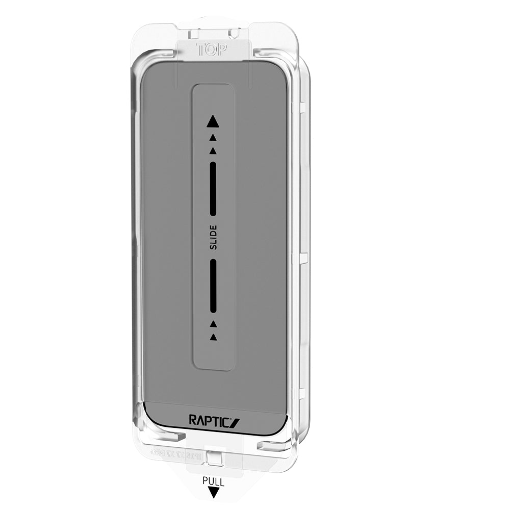 iPhone 17 Air Raptic Air Glass 2.5D Privacy Hayalet Ekran Koruyucu 2 Adet + Kolay Uygulama Aparatlı