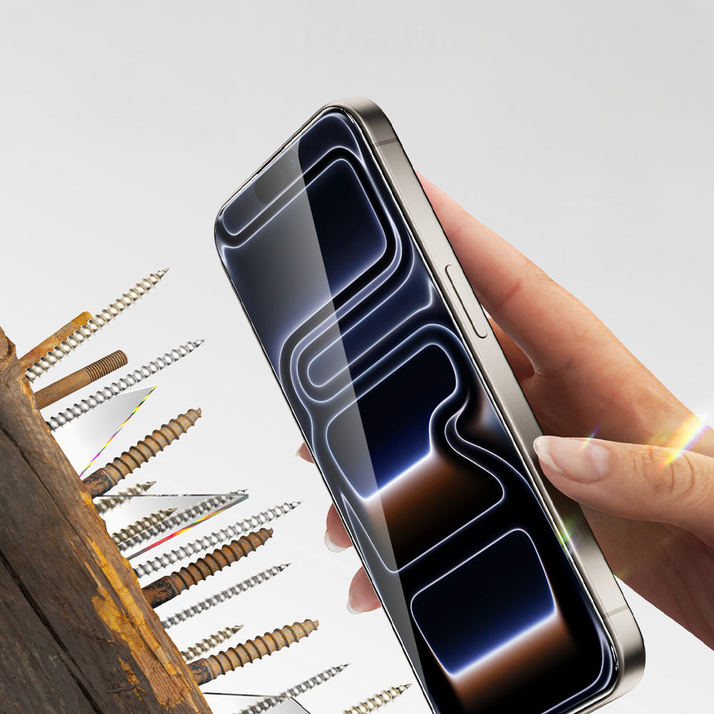 Apple iPhone 17 Air Zore 2.5D Oliv HD Temperli Cam Ekran Koruyucu + Kolay Uygulama Aparatı