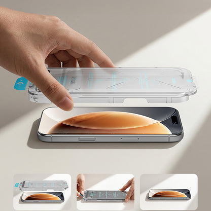 Apple iPhone 17 Benks OmniWarrior Privacy Cam Ekran Koruyucu + Kolay Uygulama Aparatlı