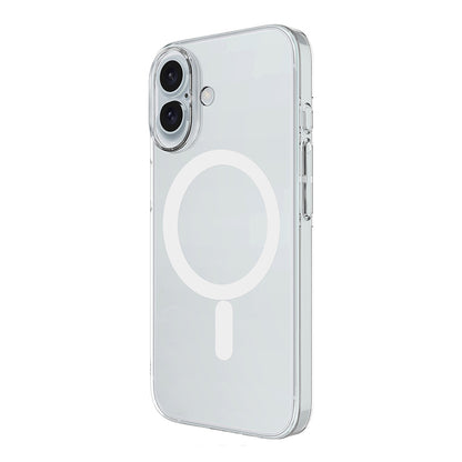 Apple iPhone 17 Kamera Korumalı M-Safe Şarj Özellikli Şeffaf Zore London Sert PC Kapak