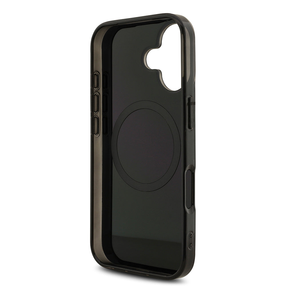 iPhone 17 Kılıf AMG Orjinal Lisanslı Çift Katmanlı Büyük Logolu Petek Desenli Kapak