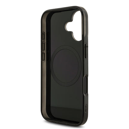 iPhone 17 Kılıf AMG Orjinal Lisanslı Çift Katmanlı Büyük Logolu Petek Desenli Kapak