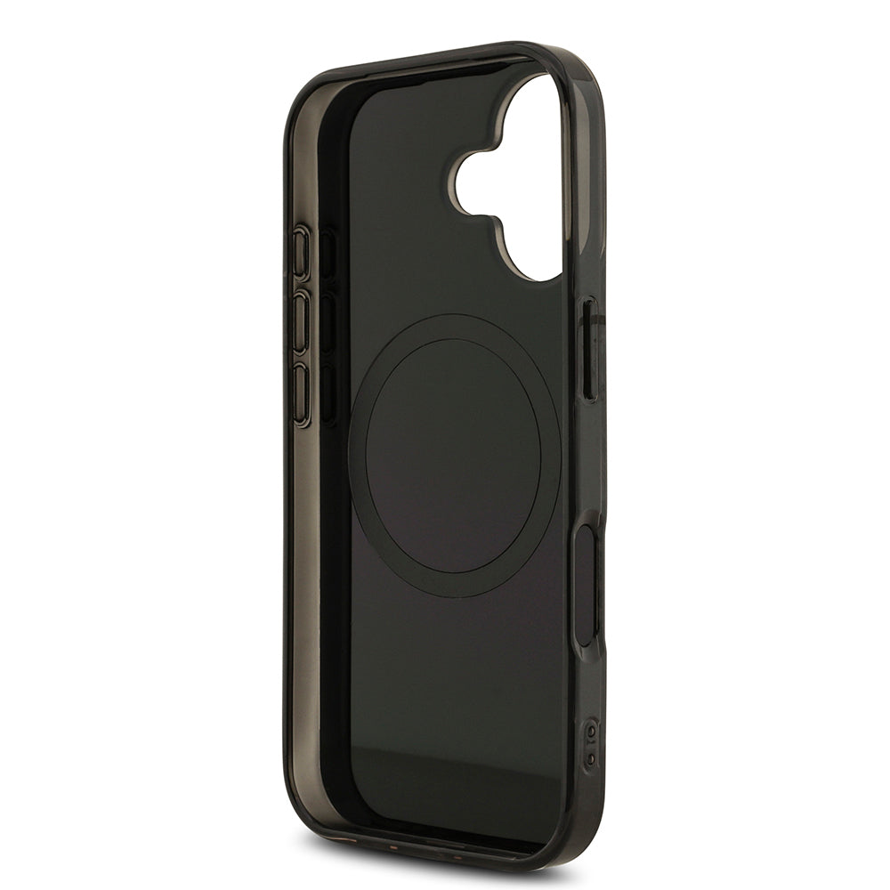 iPhone 17 Kılıf AMG Orjinal Lisanslı M-safe Şarj Özellikli Çift Katmanlı Kırmızı Çapraz Çizgili Kapak