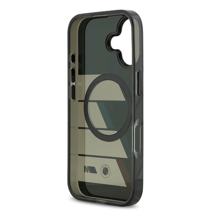 iPhone 17 Kılıf BMW Orjinal Lisanslı M-safe Şarj Özellikli IML Baskılı Üç Renkli M Dizayn Kapak